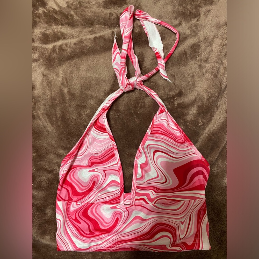 pink shein tank top